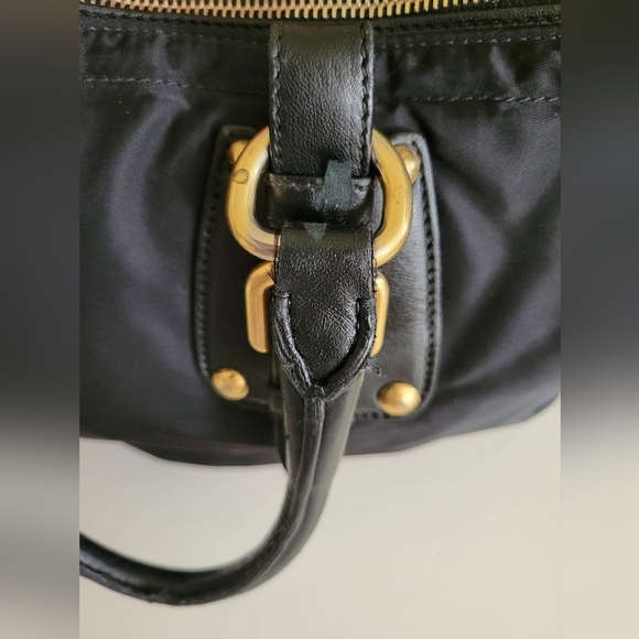 Prada Tessuto Nylon Jacquard Logo Tote Black - Picture 16 of 16